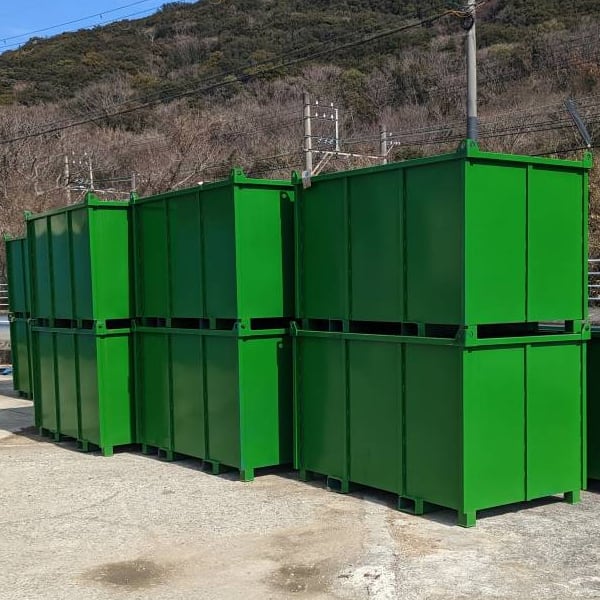 入荷あり】1.5m³ フォークリフト対応 バッカン 産廃ボックス 水 入荷あり】1.5m³ フォークリフト対応 バッカン 産廃ボックス 水