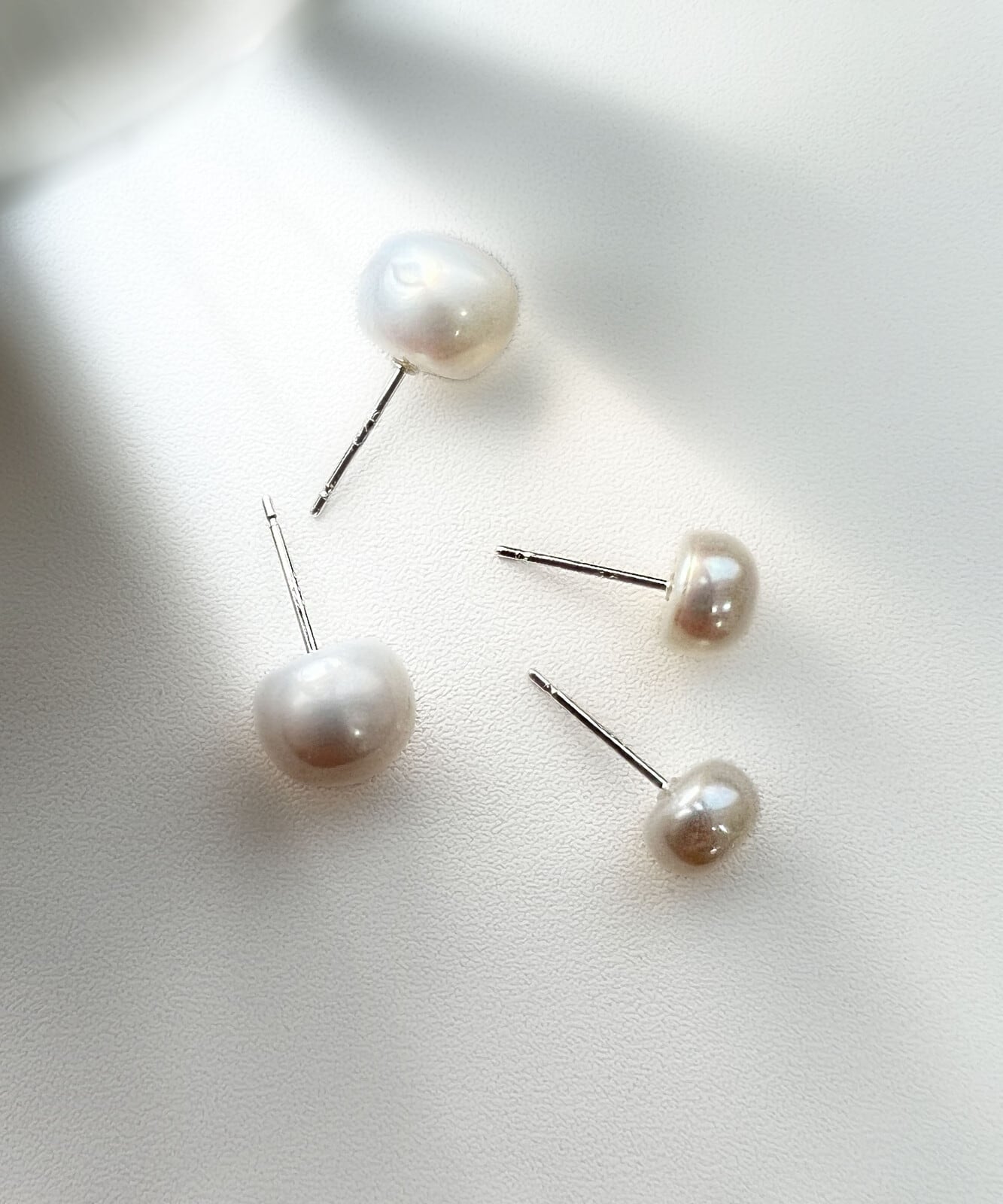 【シルバー925】ウォーターパール ピアス / silver925ポスト 韓国製