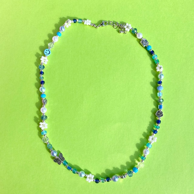 BLUE ネックレス