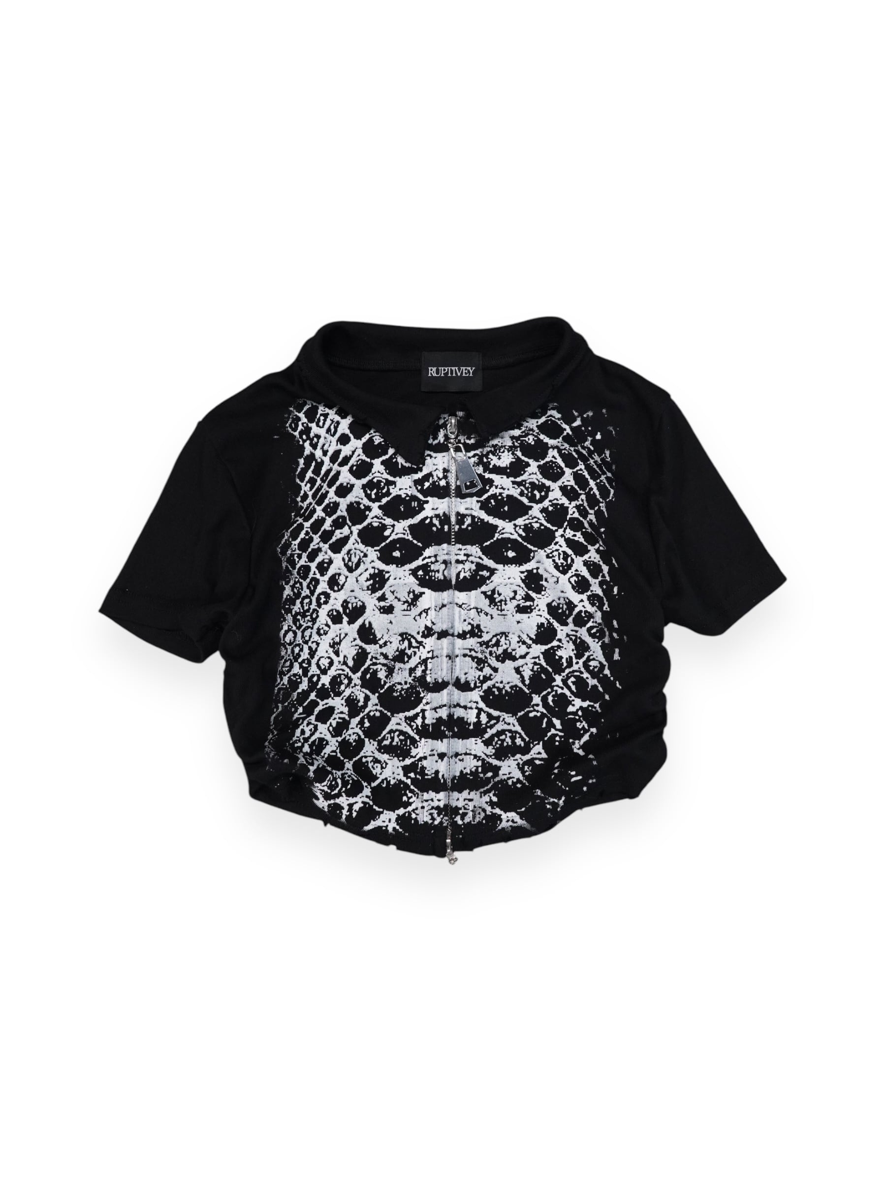 【RUPTIVEY(RTY)】scale print gather tops"妃燐"