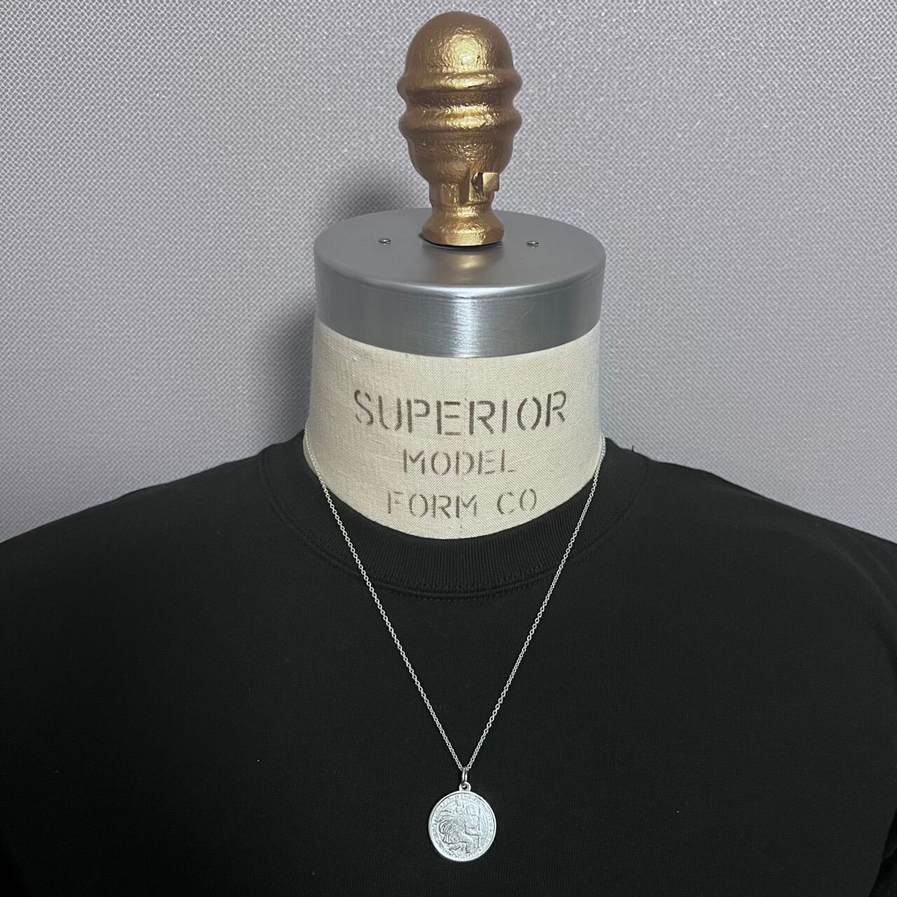 VINTAGE TIFFANY & CO. SAINT CHRISTOPHER Medal Charm Necklace