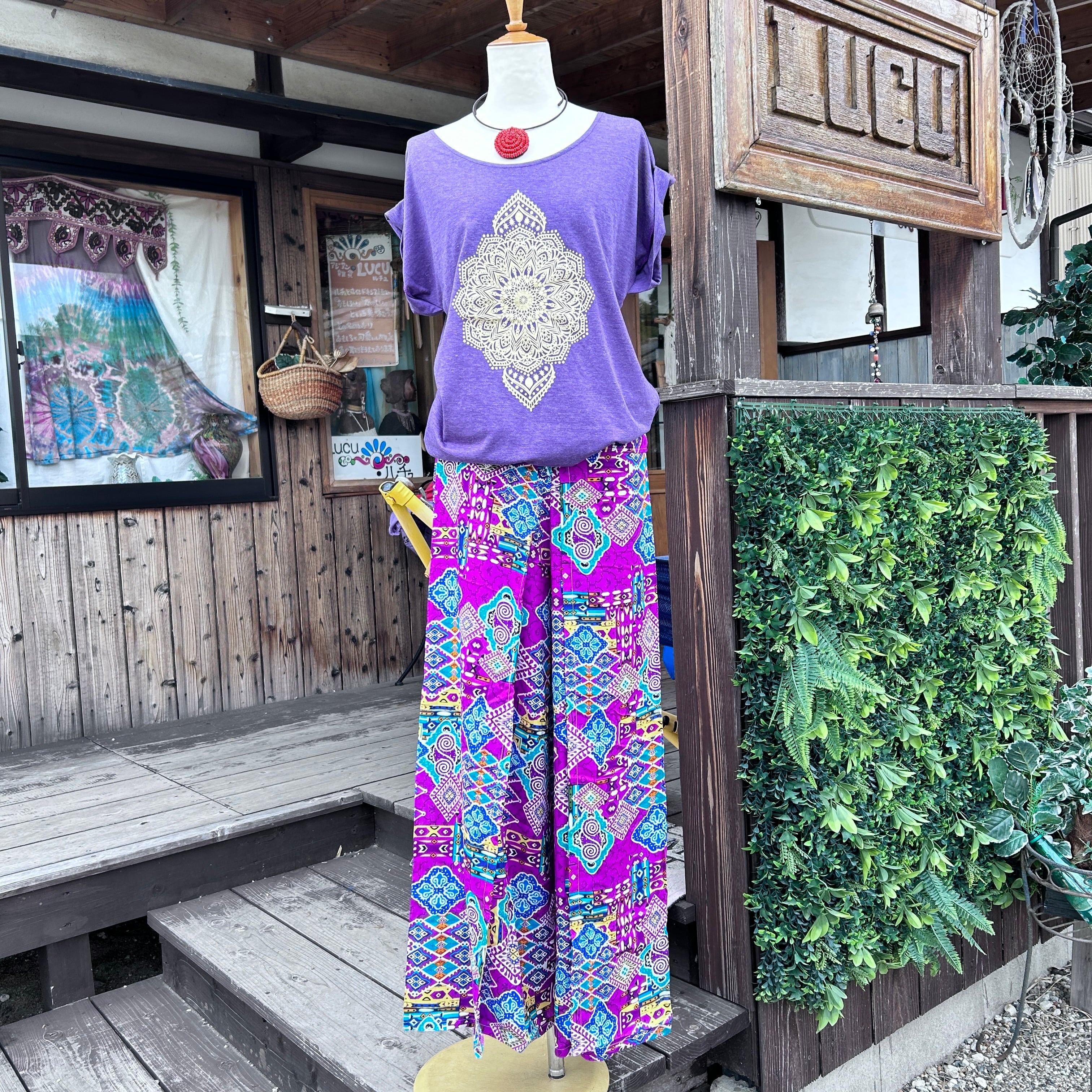 カラフル巻きパンツ | アジアン雑貨ルチュ