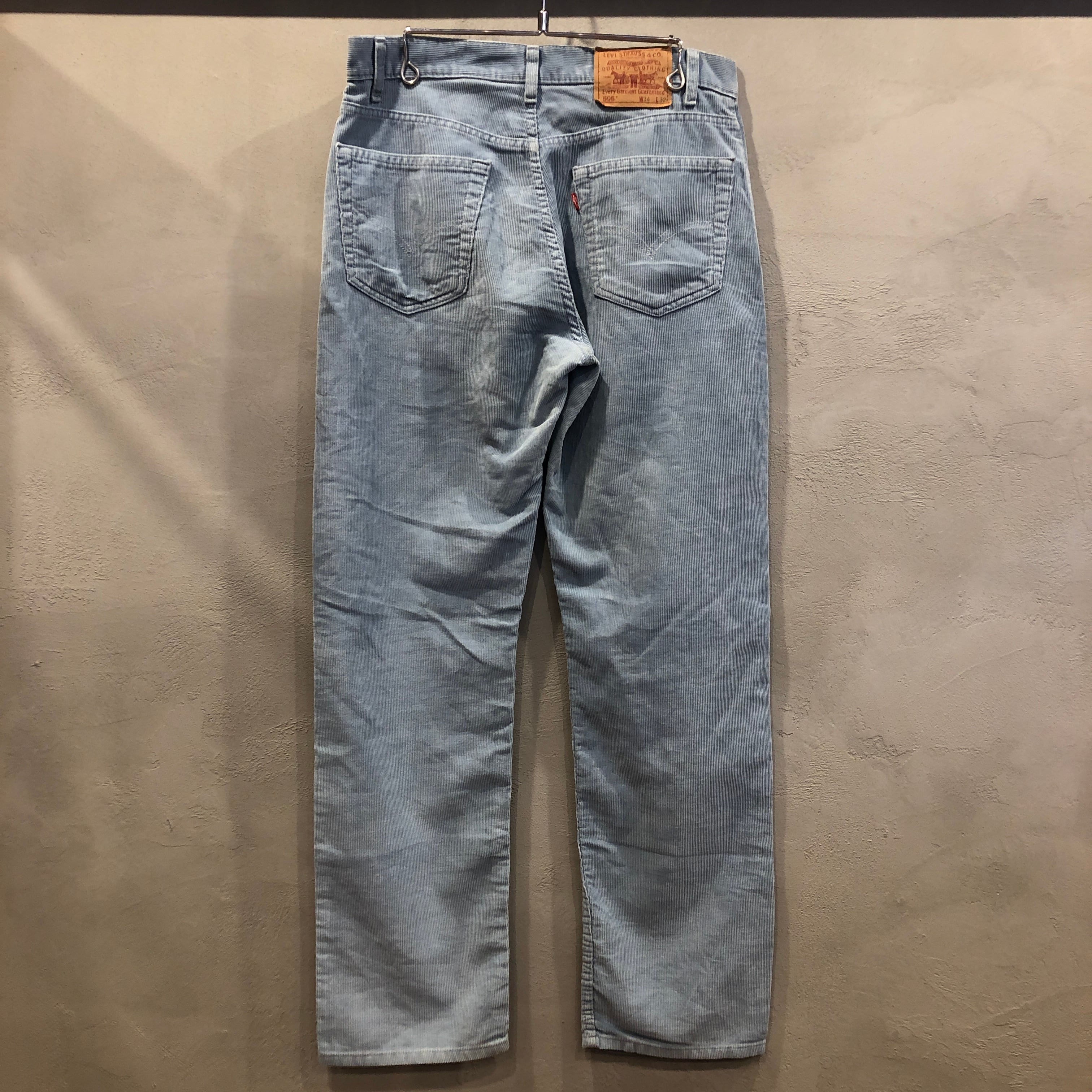 ⊕2000s LEVI'S 505 CORDS PANT SAX | safarionline