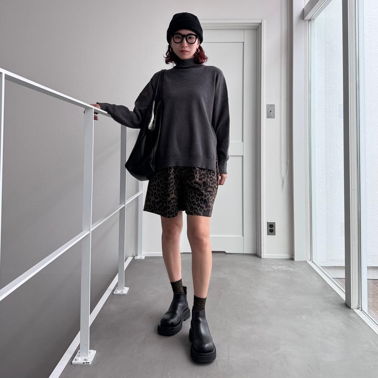 Leopard half PT/khaki