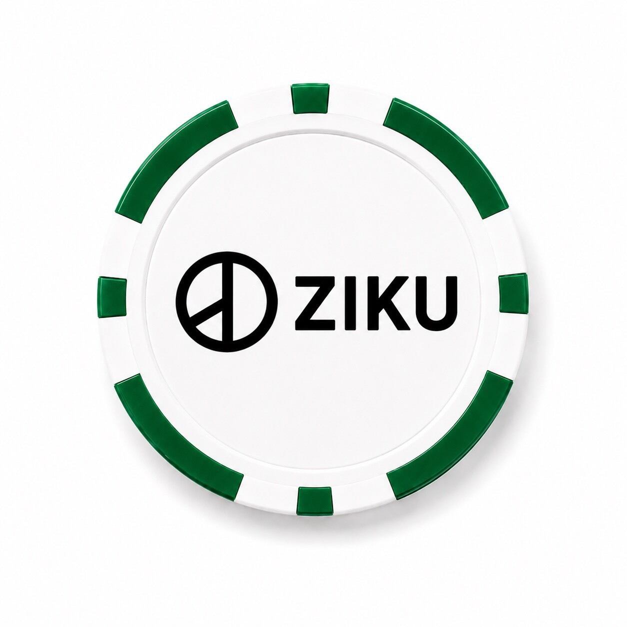 鉱石コーティングコイン 「軸ZIKU」GREEN