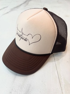 future is now mesh cap 2トーンbrown you die  メッシュキャップ
