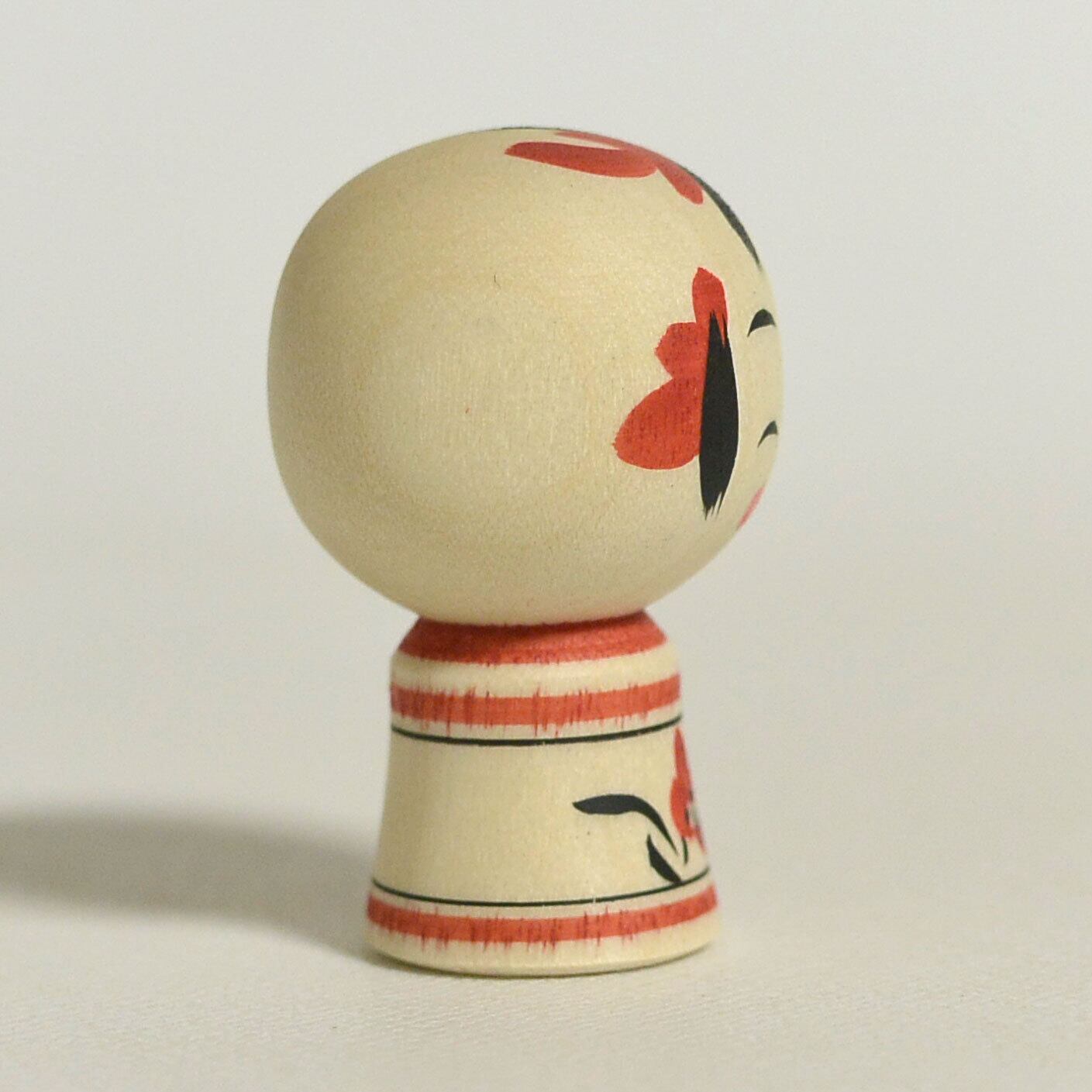 小寸こけし（ミニこけし） 約1寸 約3.5cm 鈴木明 工人（作並系）#2262