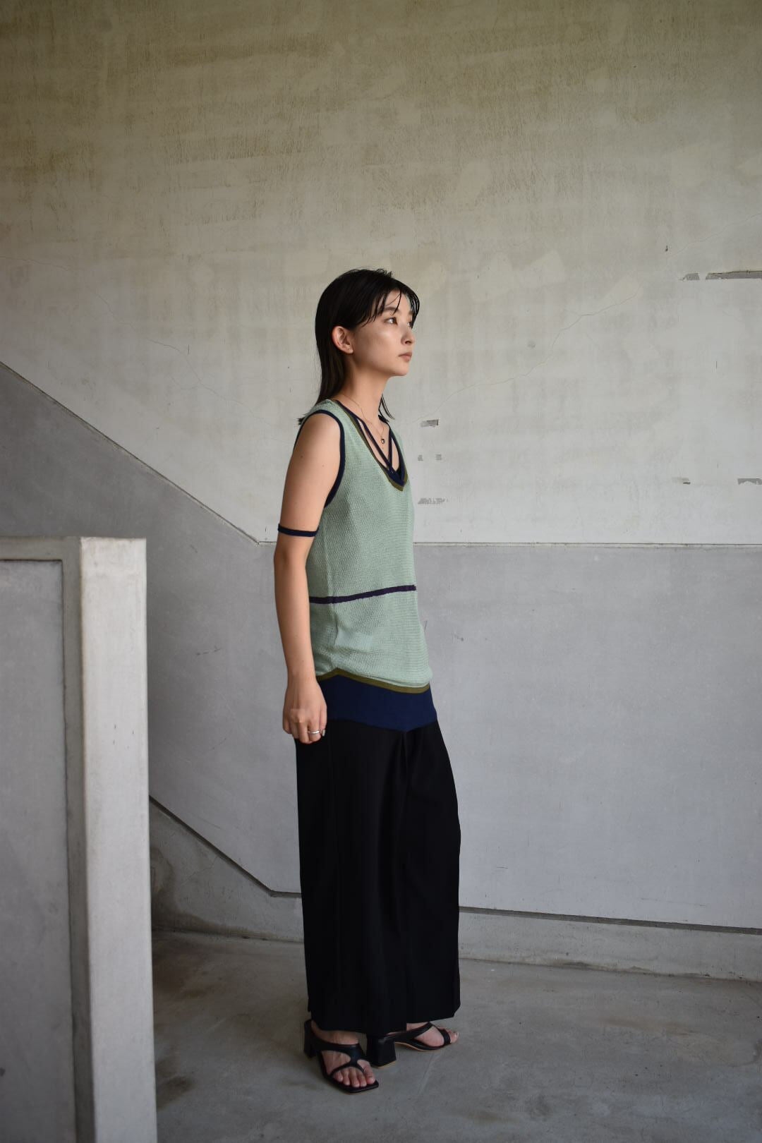 ritsuko karita Tank top knit vest | physis (ピュシス) ritsuko karita Tank top knit vest | physis (ピュシス)