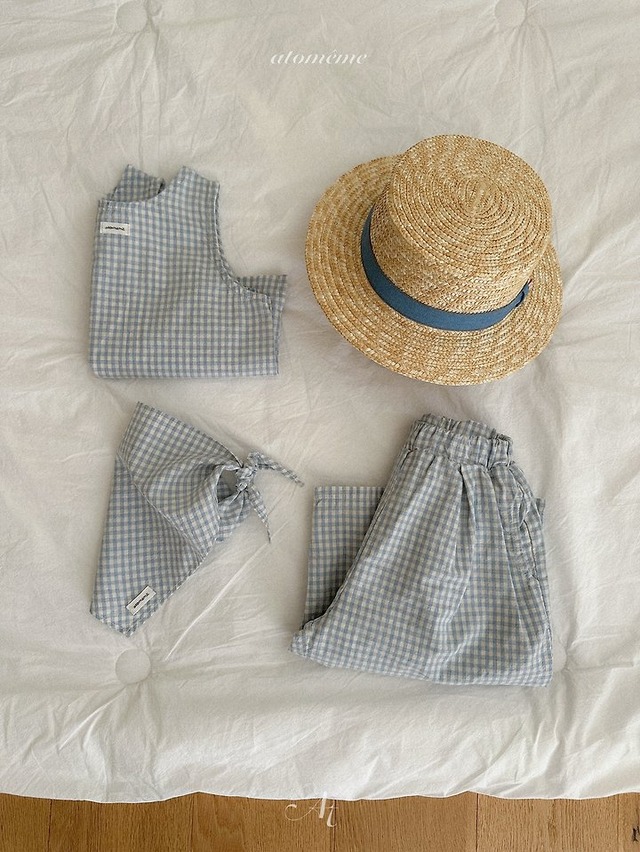 atomeme26su_Muse Check Blouse