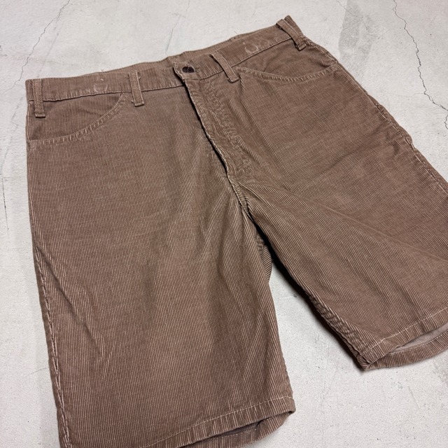 1980's LEVI'S 646 CORDS SHORTS CUT OFF