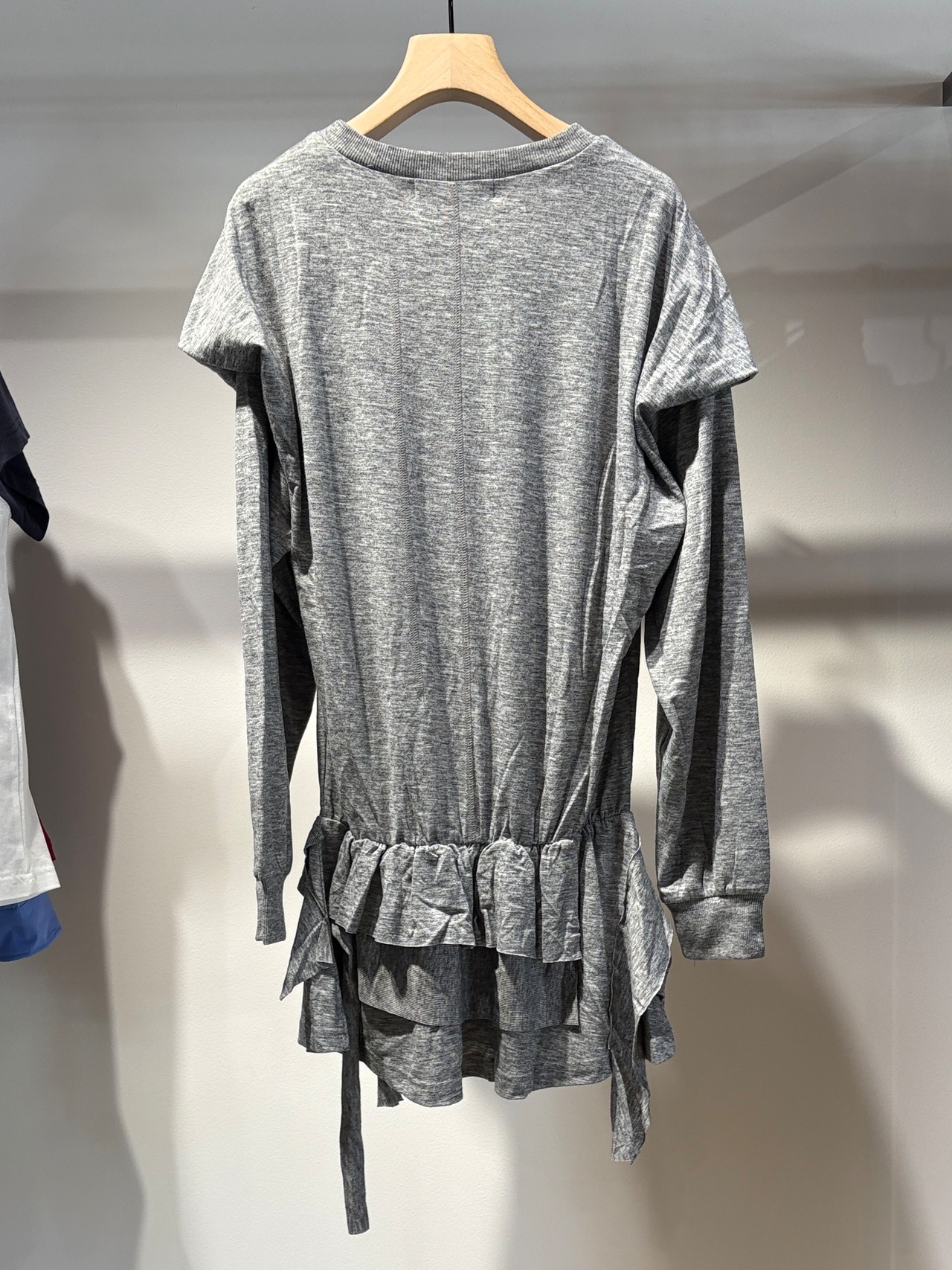 【26AW】OPEN YY オープン ワイワイ/ トップス / RAW CUT RUFFLE DRESS TOP - 2