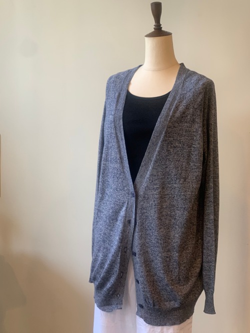 2304 silk wool v/n cardigan