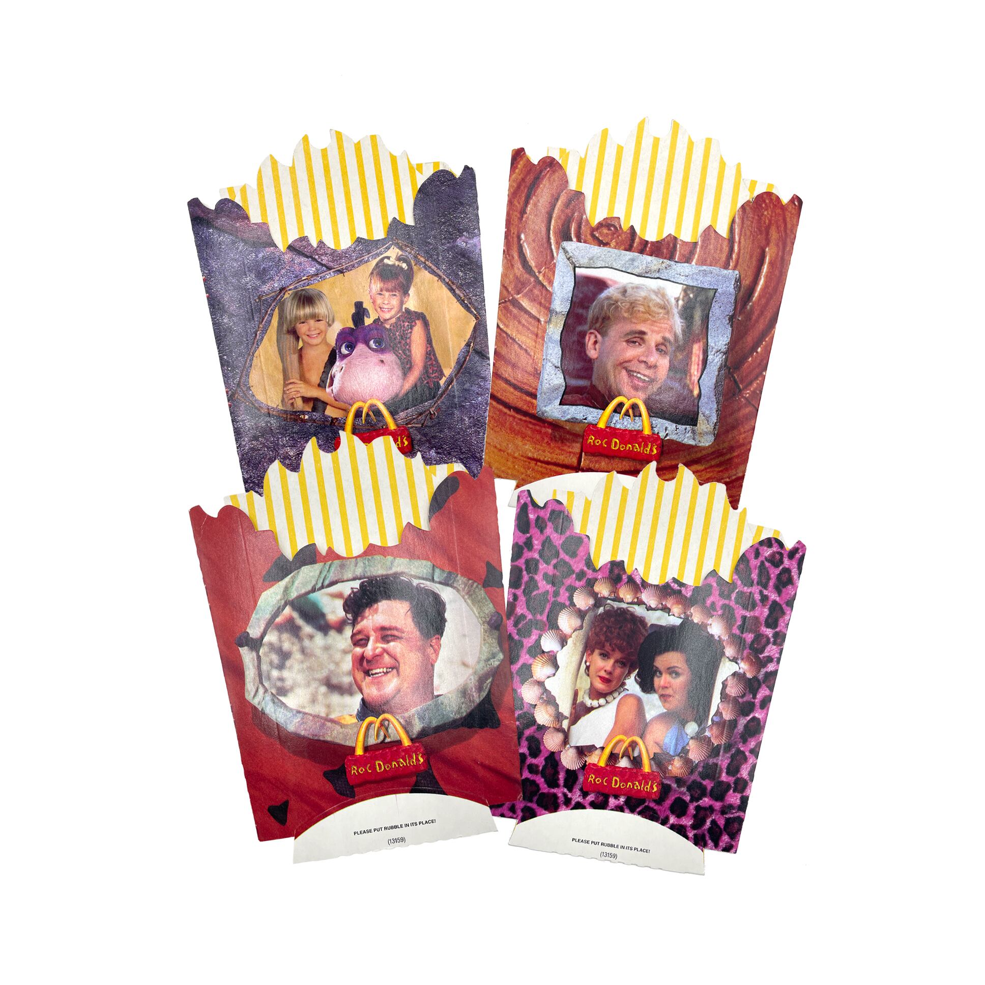 McDonald's The Flintstones Fry packs set 1993