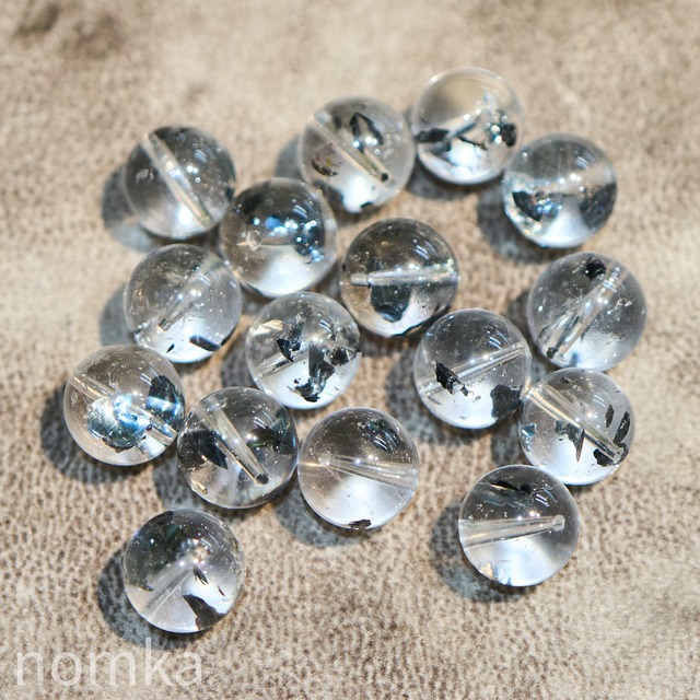 ヘマタイトインクォーツ【10mm/AAA】ビーズ／一粒売り