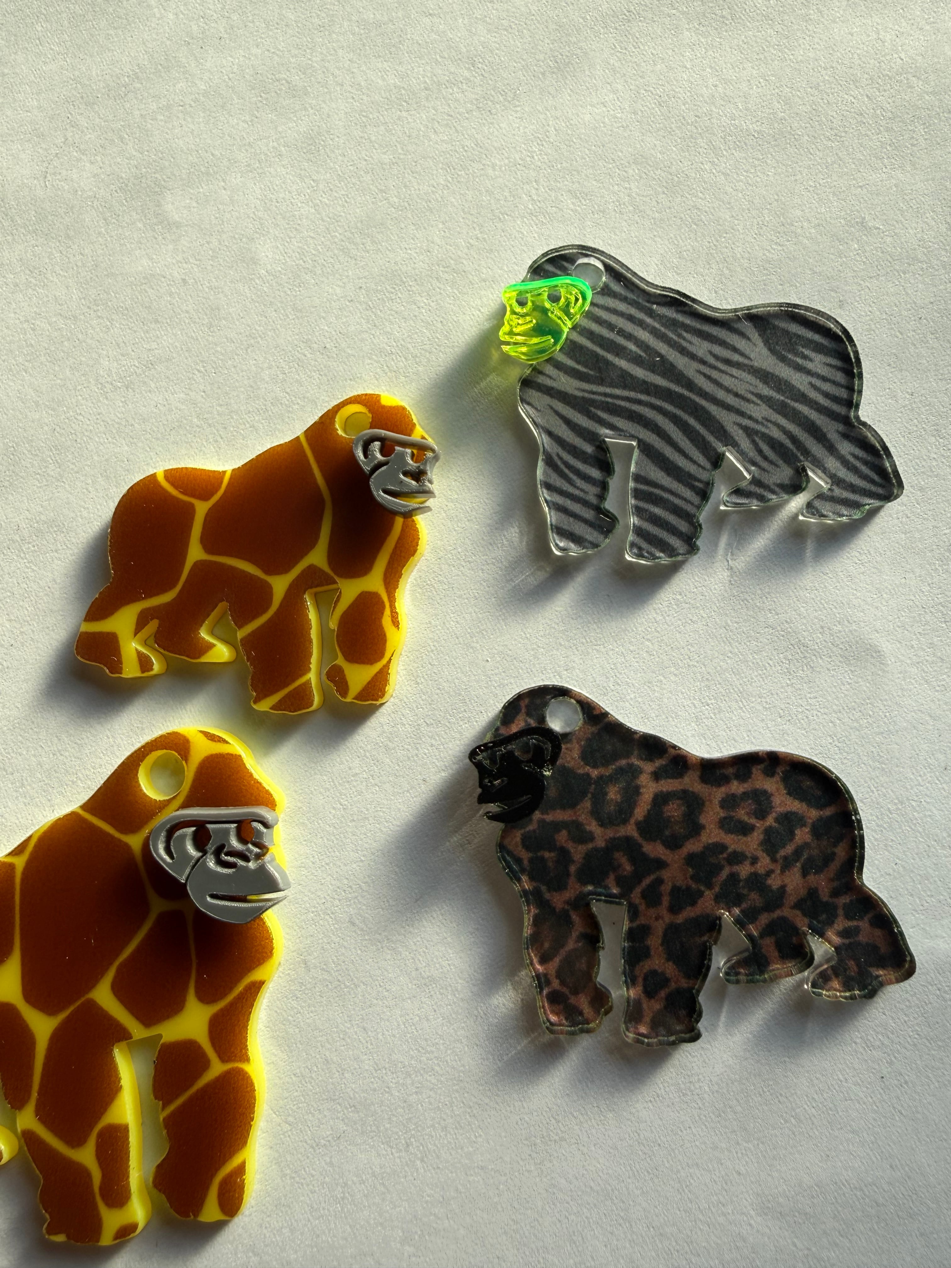 牛ゴリラ登場‼️2P gorilla ピアス用 | MASHERI partsshop
