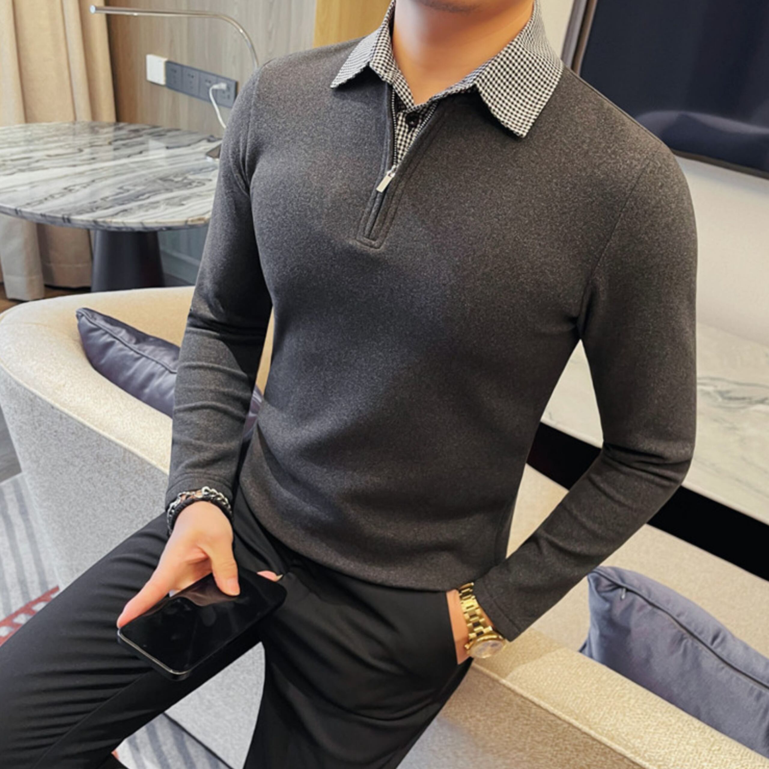 エグゼカラーフェイクツーピーストップ(2color) M0896