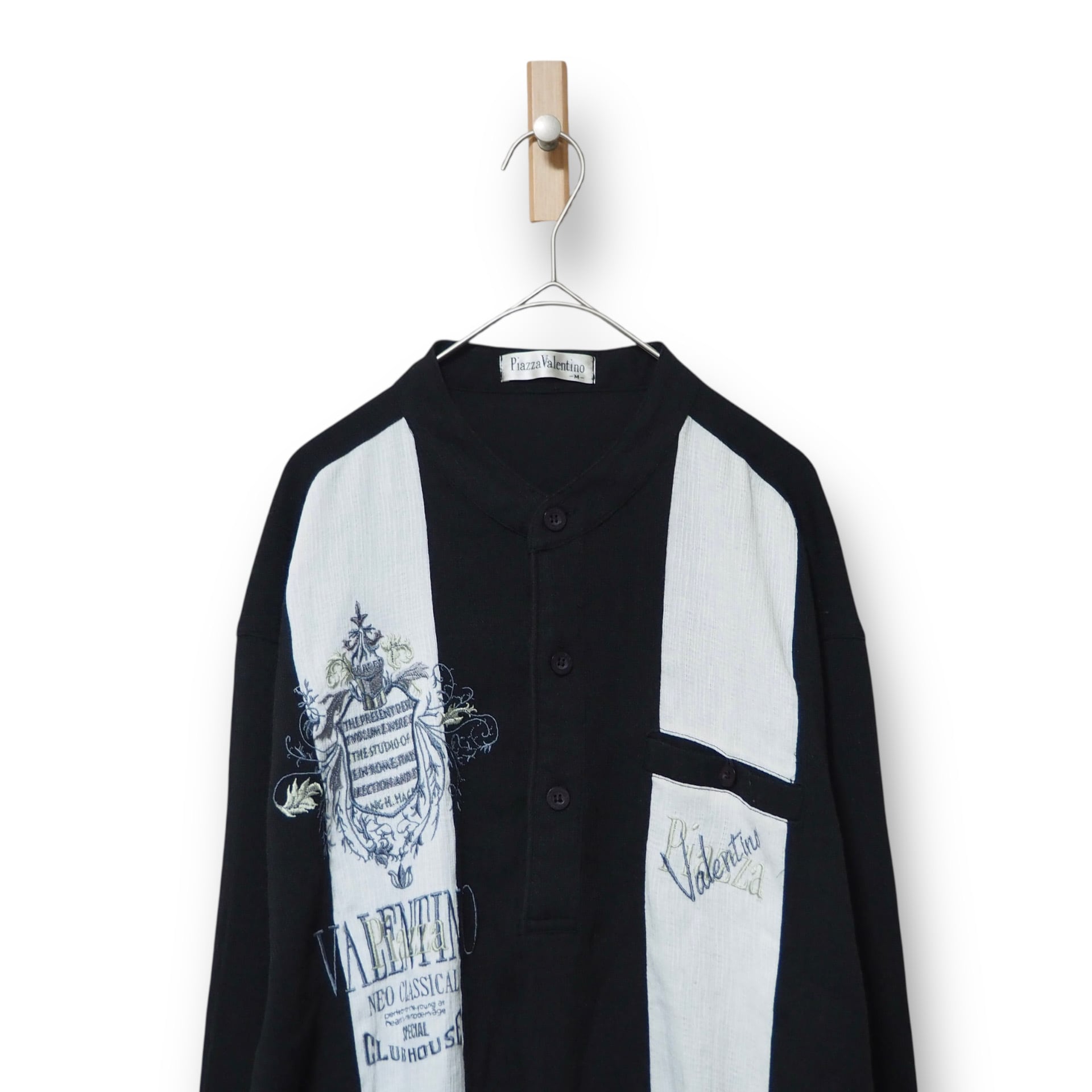【VINTAGE】バンドカラープルオーバー