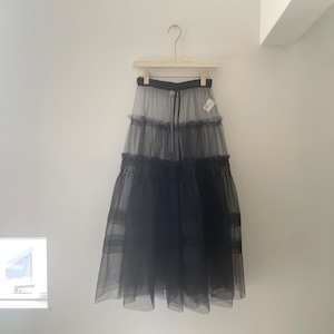 ラスト1☆naokitomizuka/tulle skirt  black