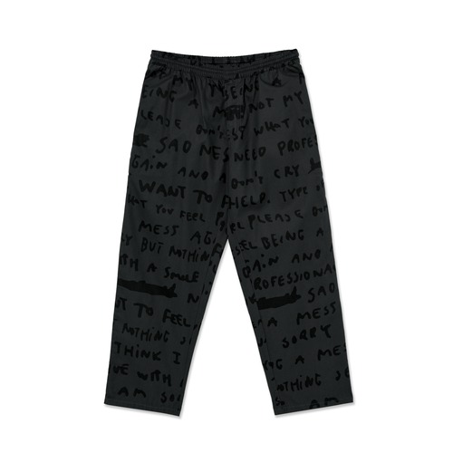 POLAR SKATE CO.  SAD NOTES SURF PANTS GRAPHITE