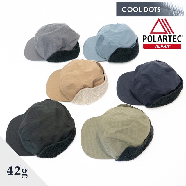 POLARTEC アルファダイレクト90 イヤーマフキャップ（冬山キャップ/耳付き/耳当て）