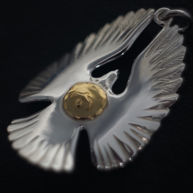 kazu 様専用ゴローズ k18メタルピアス中 k18イーグルメタル付きピアスM  