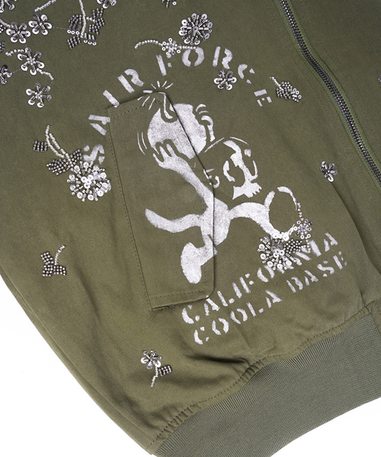 【直営限定ITEM】ペイントビジューMA-1 (BLACK)　CQ-48001