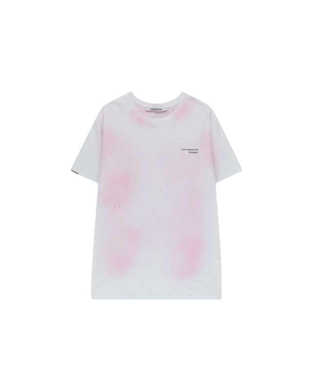 [KIMHEKIM] Spray Dyed T-Shirt (White) 正規品 韓国ブランド 韓国通販 韓国代行 韓国ファッション キムヘキム 日本 店舗