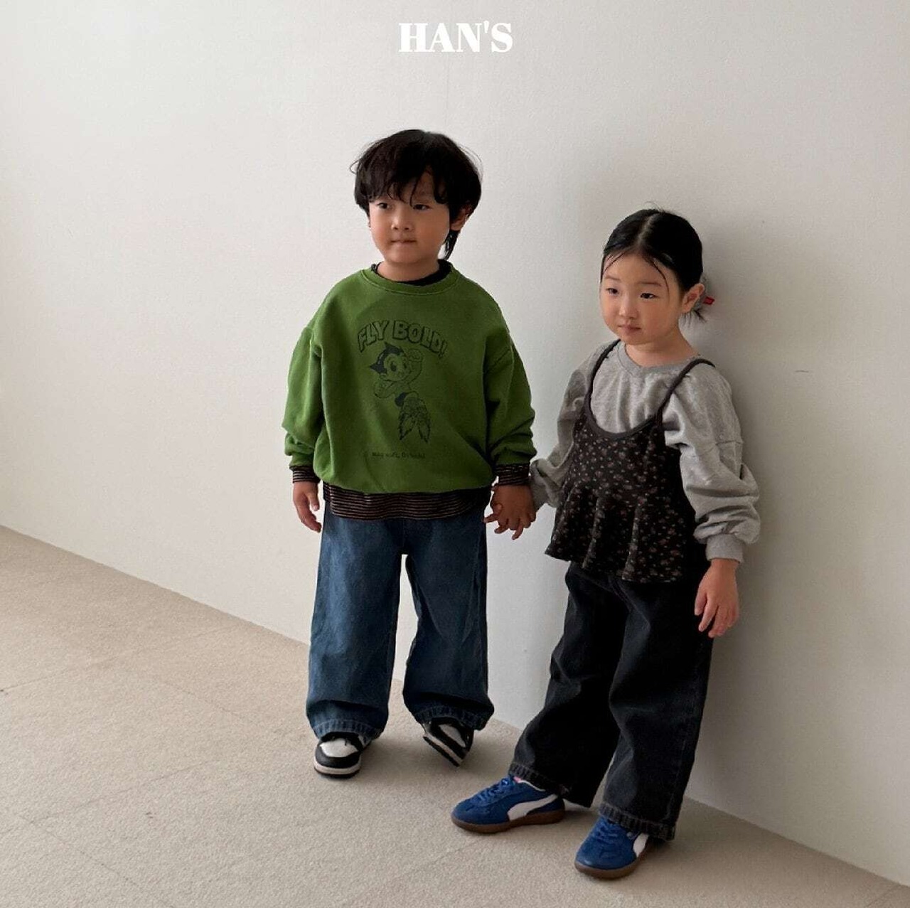 【取寄/韓国直送】Hans ワッフルビスチェ｜秋服｜韓国子供服｜26/AT