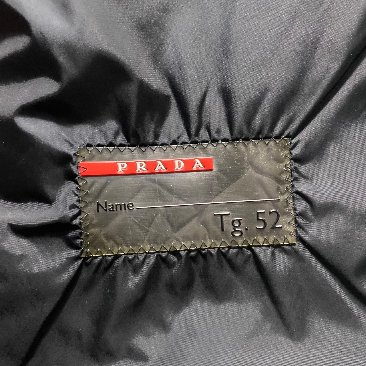 PRADA SPORT black nylon liner blouson