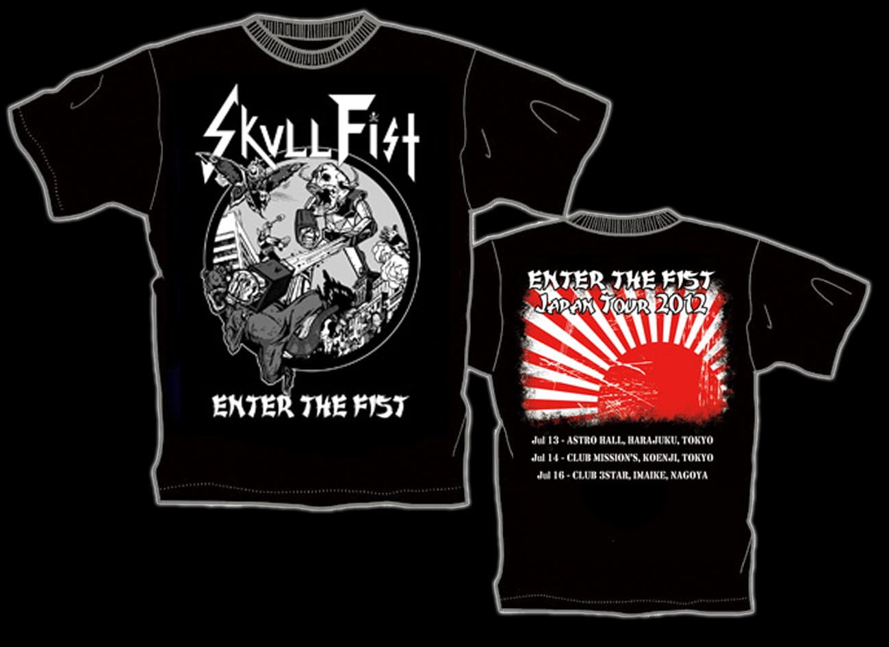 SKULL FIST 初来日記念限定Tシャツ | SPIRITUAL BEAST Official Shop
