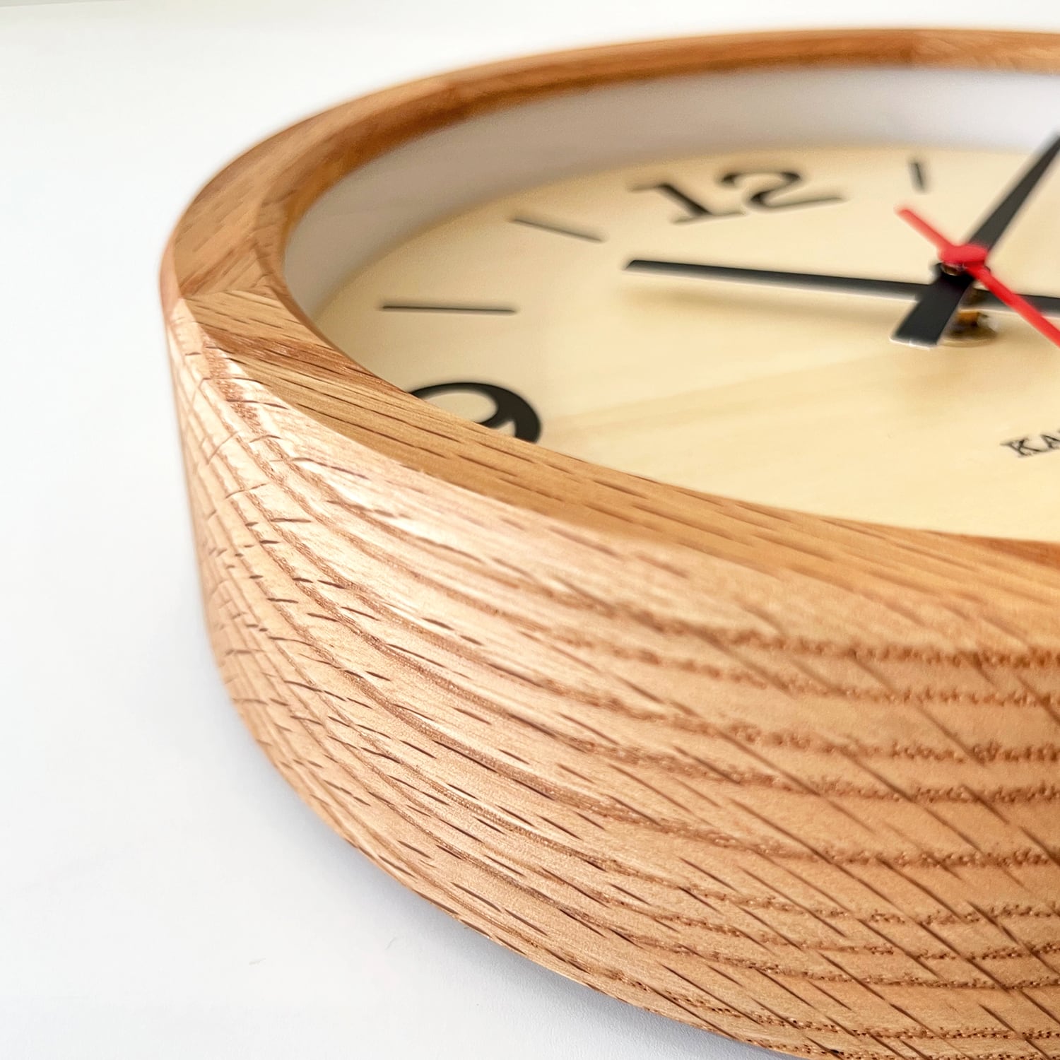 KATOMOKU muku clock 20 オーク km-136OA 掛け時計 | 加藤木工株式会社