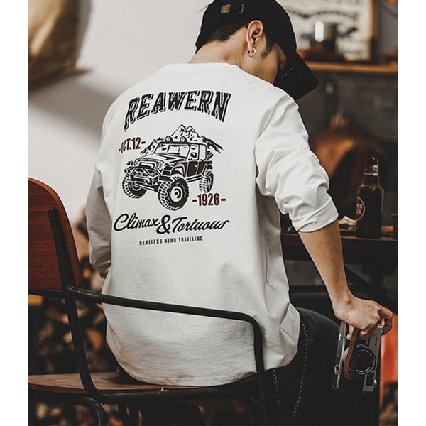 Back print design L/C Tee P737