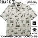 ROARK ロアーク シャツ メンズ 半袖シャツ オープンカラーシャツ 総柄シャツ イージーケア 吸水速乾 10th Anniversary Collection “CHARMED CIRCLE” GONZO S/S RWJ1232L-WHT 26SU 日本代理店正規品