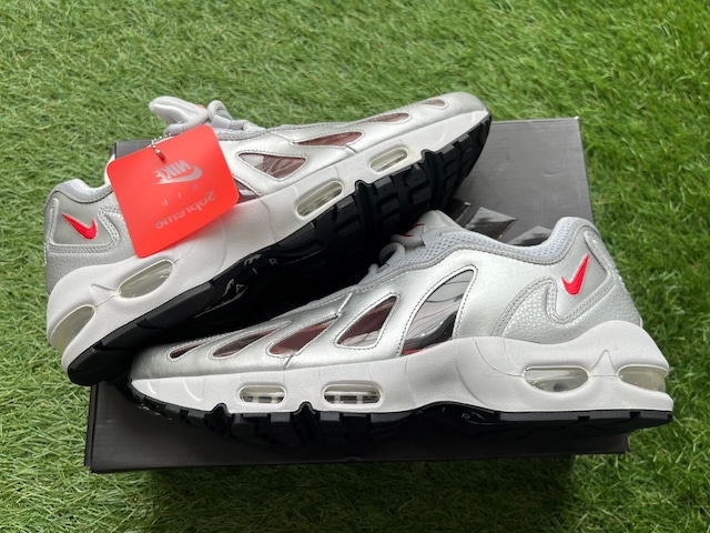 Supreme × NIKE AIR MAX 96/S METALLIC SILVER CV7652-001 28.5cm 40262