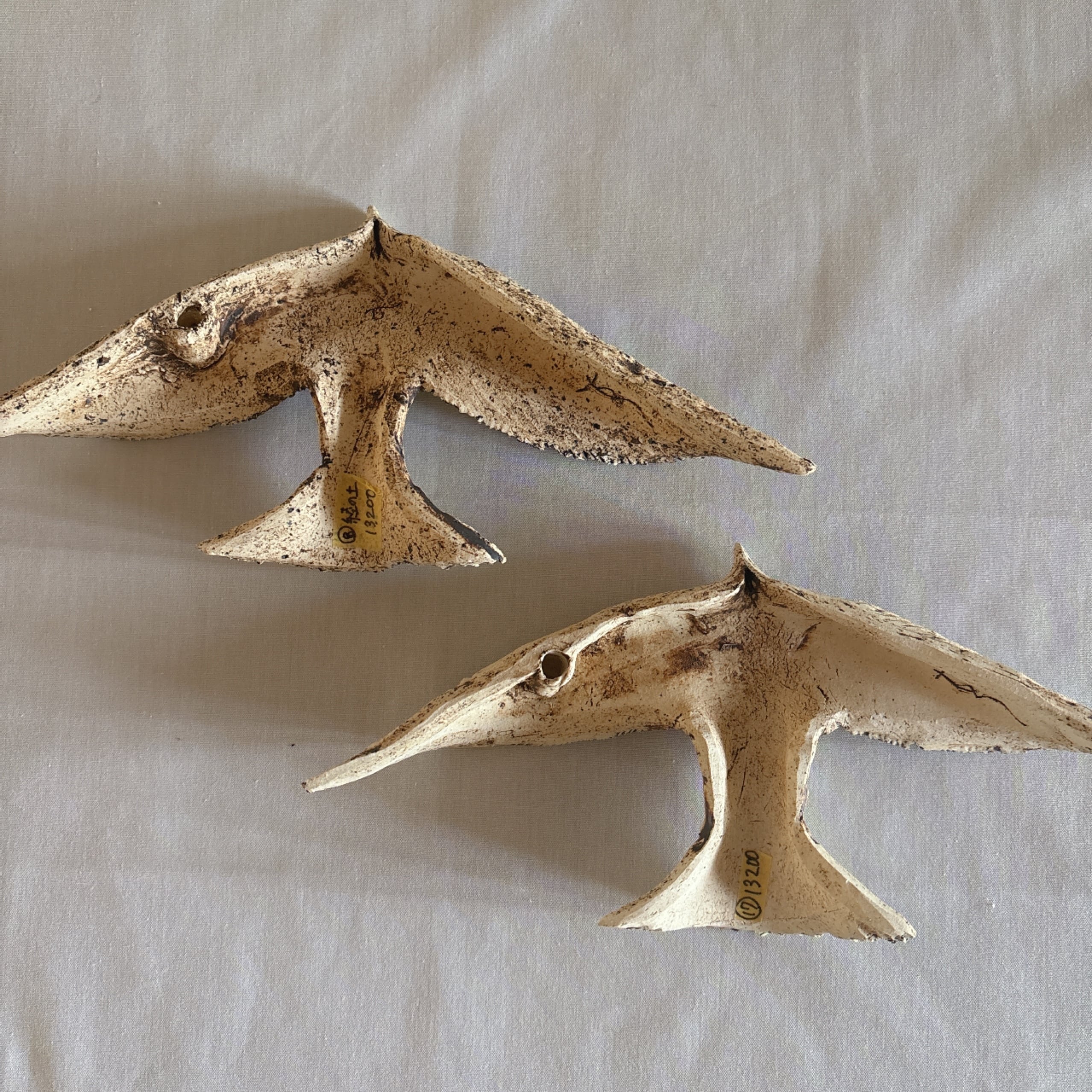 中嶋寿子 Toshiko Nakajima 飛ぶ鳥の壁掛け9 Flying Bird Wall Hanging