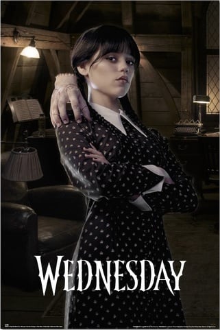 ウェンズデー Wednesday 海外ドラマ 輸入ポスター 61cm x 91.5cm POSE5749