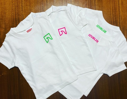 IZUBLUE WAVE 　ワンポイント　キッズTシャツ