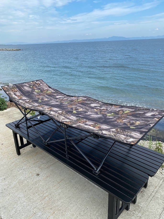 Tent Factory キャンプ折り畳みスパイダーベッド　中古 TENTFACTRY（テントファクトリー）スパイダーアクションベッド