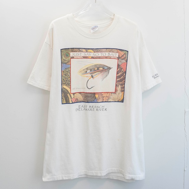 Fly Fishing " Just Say No to Bait " Hanes XL【A3-57】