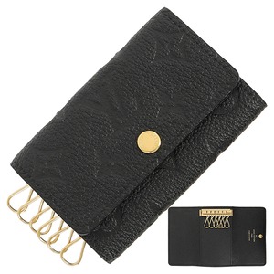 New LOUIS VUITTON ルイヴィトン キーケース ミュルティクレ 6 モノグラム アンプラント ブラック 6連キーケース 新品