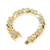 2色カラーダイヤ ブレスレット W211