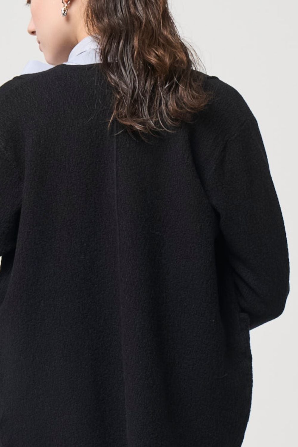 Relax Silk Jacket - BLACK | seven dot - ライフスタイルECサイト -
