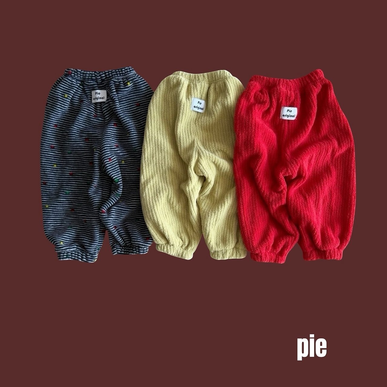 PIE［取寄］biyong jogger pants 26winter