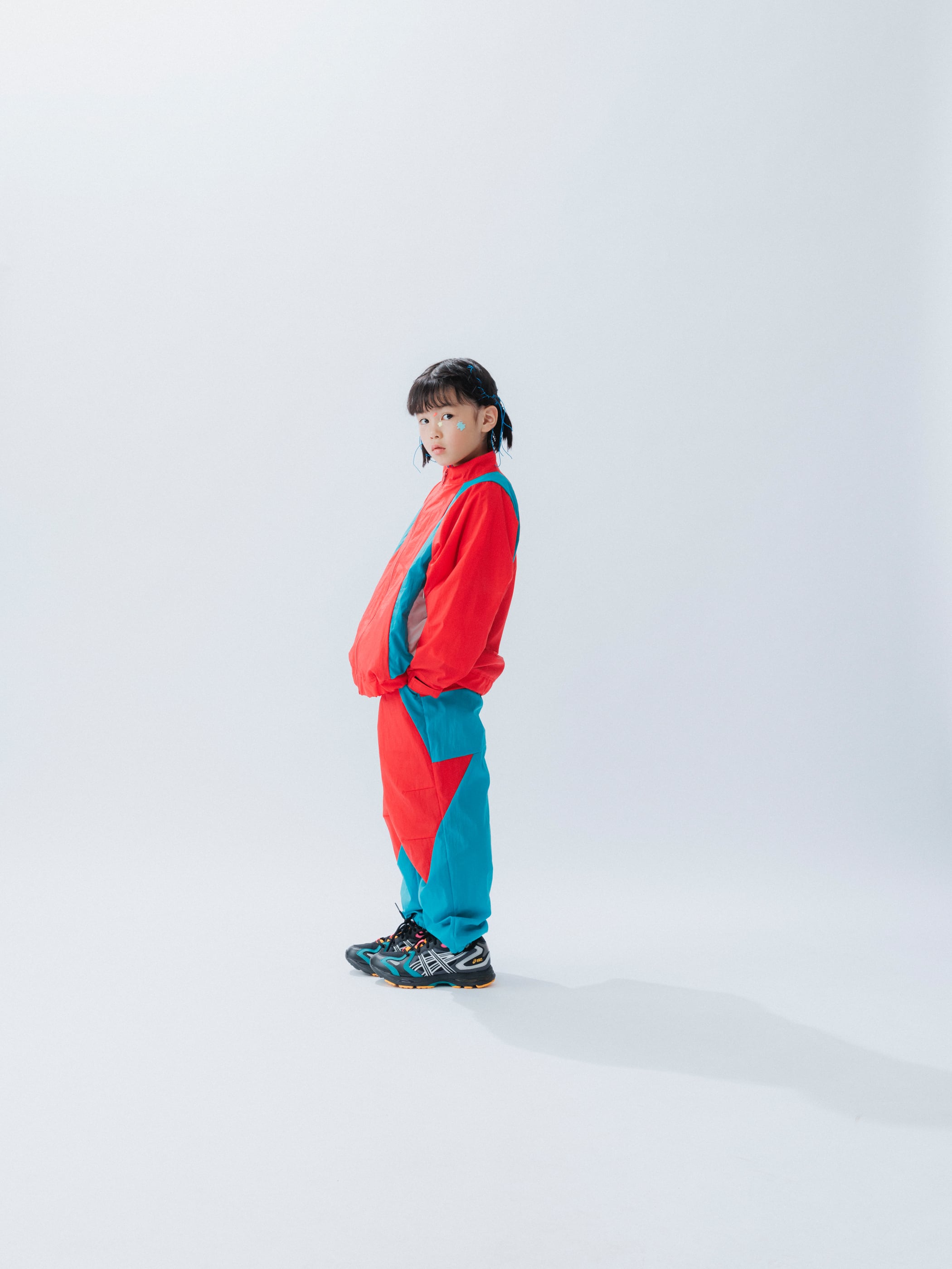 しゅあい　すのチル服　赤、青　BIG用 赤、青 nunuforme 26SS 〉 トリコロールナイロンジャンパー / Red | 世界の