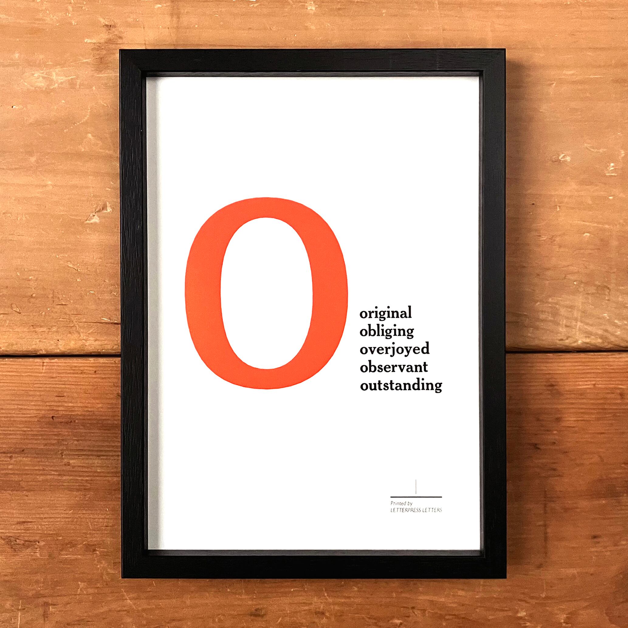 ポスター Alphabet 【N–Z】 | TOMIGAYA Letterpress