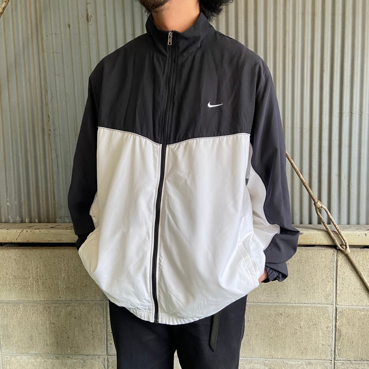 90s~ ナイキ ナイロンジャケットNike Nylon Zip Jacket-