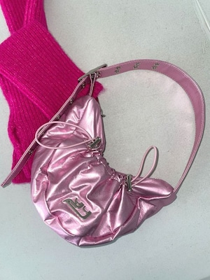 [YIEYIE] Y.11 Sasha Draw String Mini Buckle Bag / Y.11-BB16 / ANGELIC PINK 正規品 韓国ブランド 韓国ファッション 韓国代行  バッグ