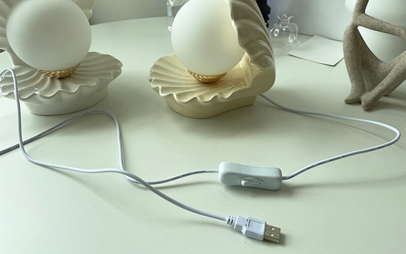 vintage shall lamp ver.2 2colors / ヴィンテージ シェル ランプ