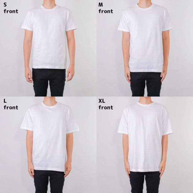 『そーれっ!ぱふぱふ ぱふぱふ』白ロゴ / スタンダードTシャツ(5.6オンス)　ライトピンク