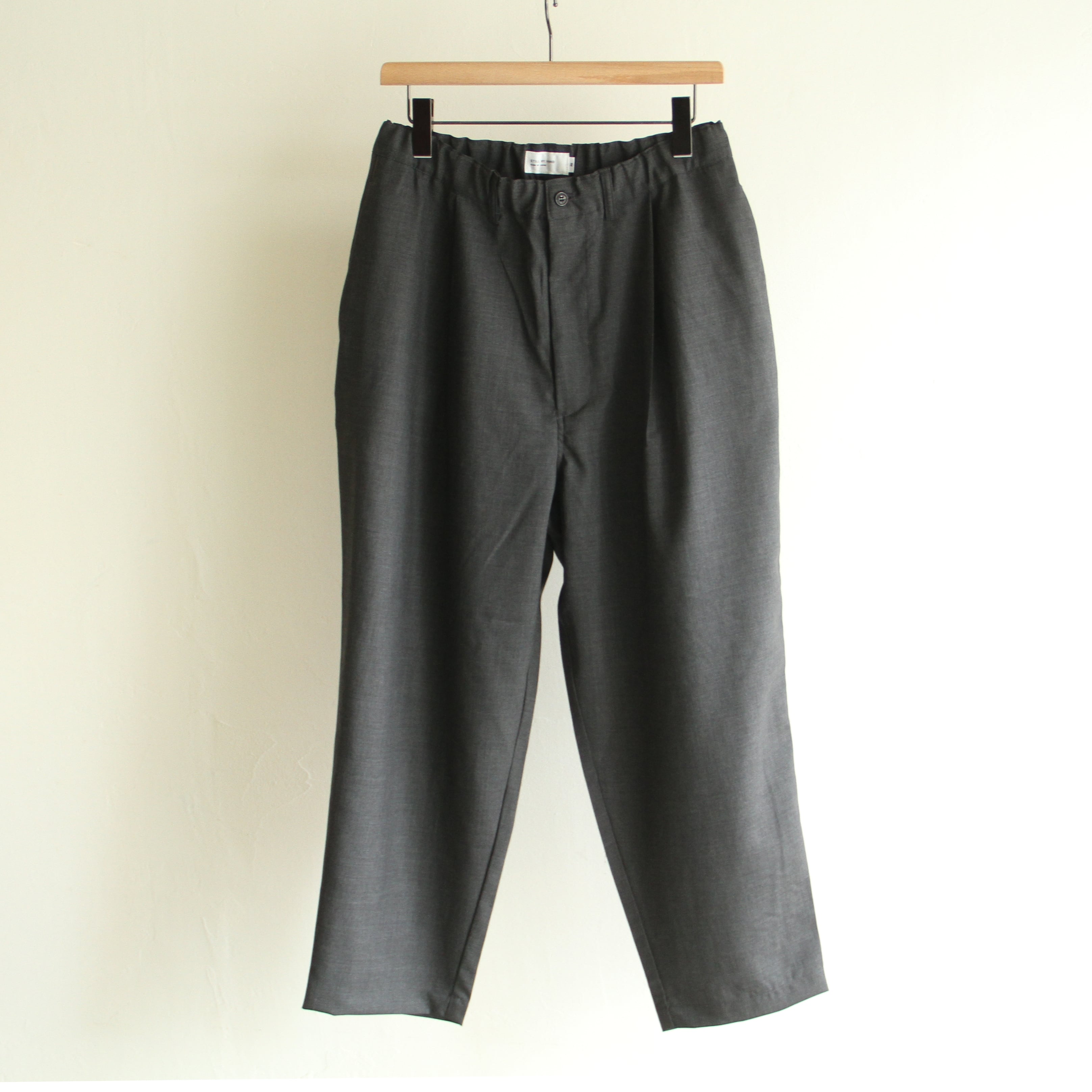 STILL BY HAND Summer wool wide pants